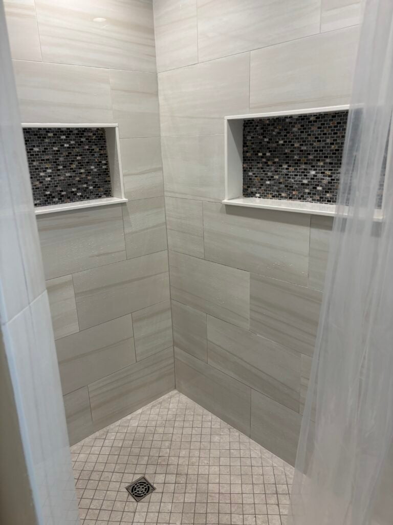 Shower Stall Renovation in Staten Island — bathroom upgrade
