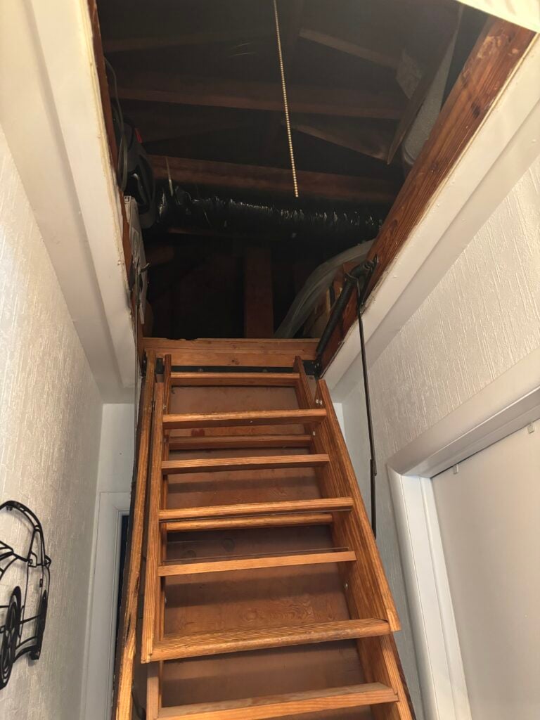 Attic Stairs Replacement in Staten Island — attic staircase installation