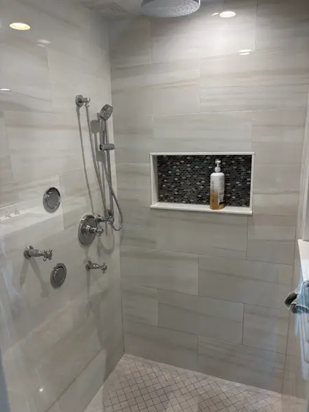 Walk-In Shower Plumbing Renovation in Staten Island — New plumbing installation